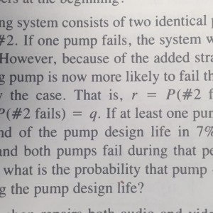 Matchmaticians Probability that a pump will fail during its design life&nbsp; File #1