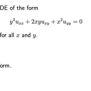 Matchmaticians Partial Differential Equations File #1