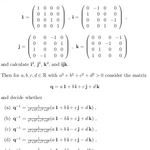 Matchmaticians Linear Algebra - Matrices (Multiple Choice Question) (1st Year College) File #1