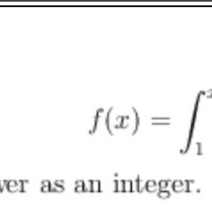 Matchmaticians Beginner Question on Integral Calculus File #2