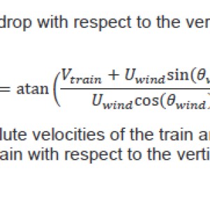 Matchmaticians Obtaining the absolute velocity of a moving train based on angle of raindrops with respect to vertical axis File #2