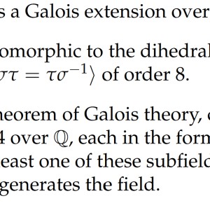 Matchmaticians Fields and Galois theory File #1