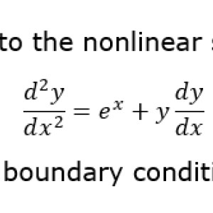 Matchmaticians The nonlinear shooting method for a problem with "mixed" boundary conditions File #1