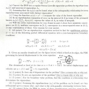 Matchmaticians Partial Diff Eq problems File #1